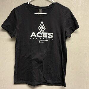 Vintage women’s small Black Aces Las Vegas T-Shirt 0034